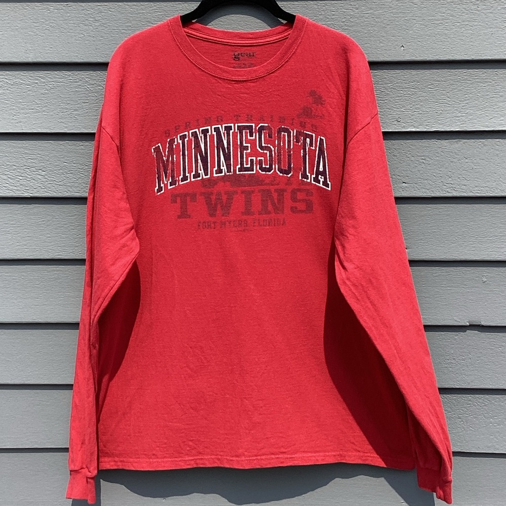 Gear for Sports Red Minnesota Twins Spring Training Long Sleeve Shirt XL